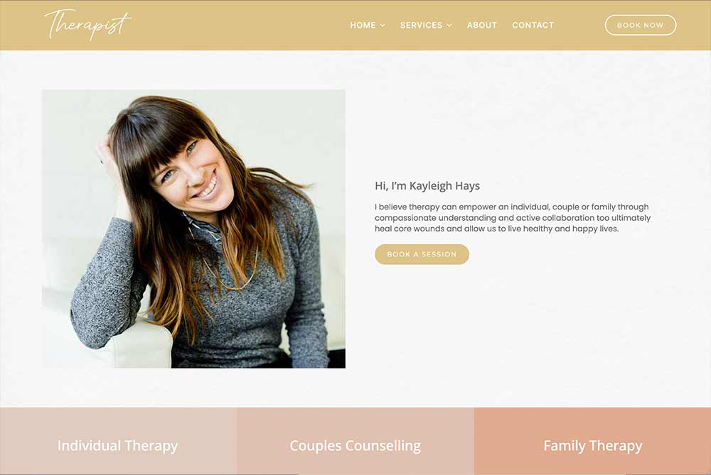 Affordable WordPress website design for therapists and counsellors in South Melbourne and St Kilda